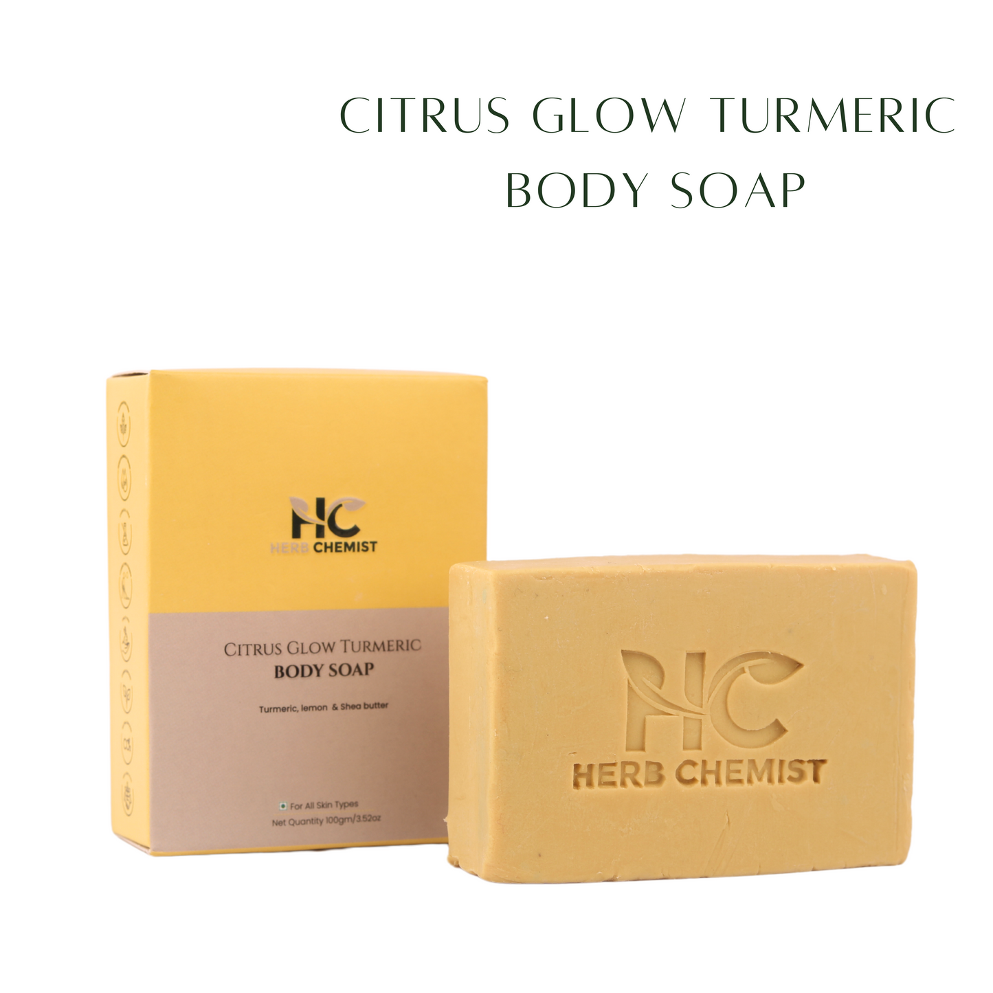 Citrus Glow Turmeric Bath Soap